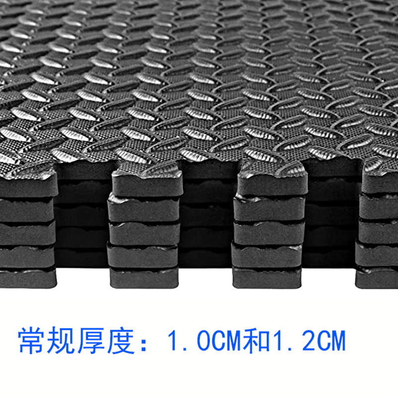 Simple Home Puzzle Floor Mat, Baby Crawling Mat, Good Shock Absorption and Rebound Ability, High Density Leaf Pattern Floor Mat