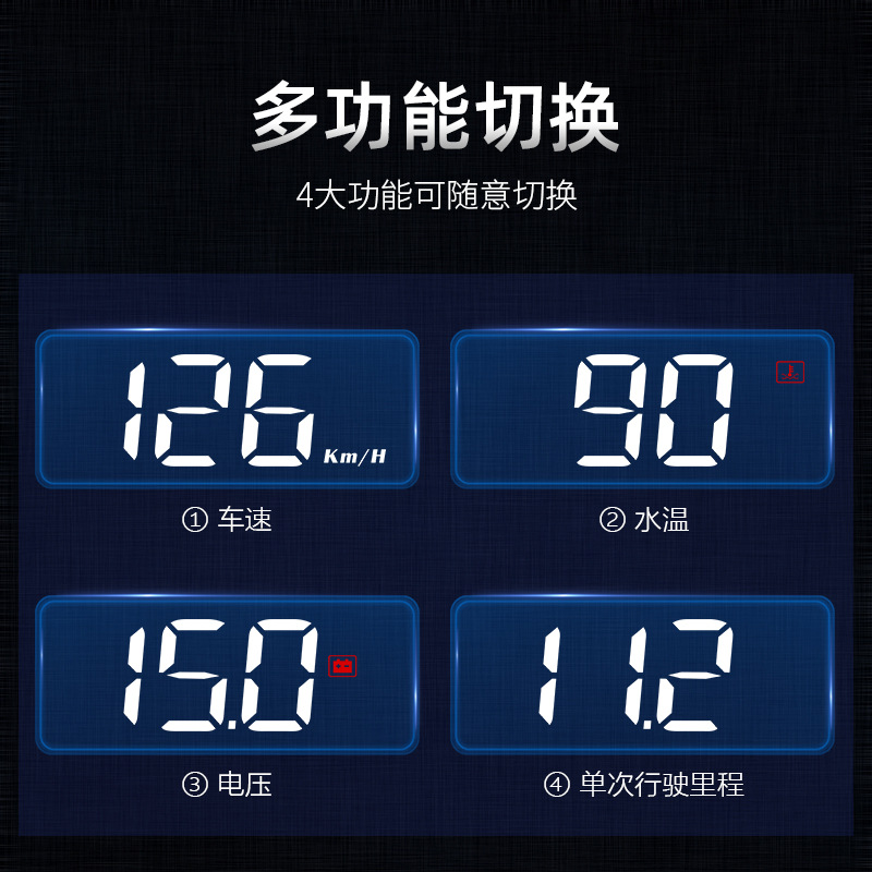 Weiying M3 head-up display hud car universal modified portable obd HD car display manufacturer