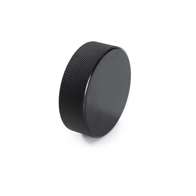 Rubber Ice Hockey Puck for Competition and Training, Hockeypucks Tuning Fork Activator, Rubber Block for Competition Training