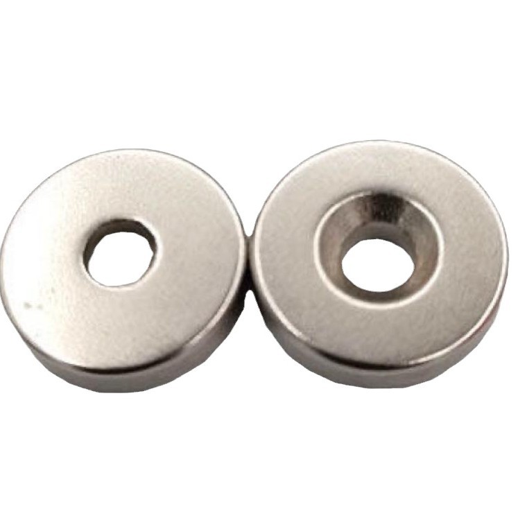 Factory Direct Sales Round Hole Super Strong Magnet Magnet Steel Strong Magnet Round 8-30 mm Hole Strong Magnet