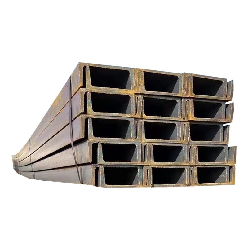 Galvanized U-shaped stainless steel 12 steel channel steel channel steel profile 5 channel steel C- shaped steel national standard bar 10U model steel beam