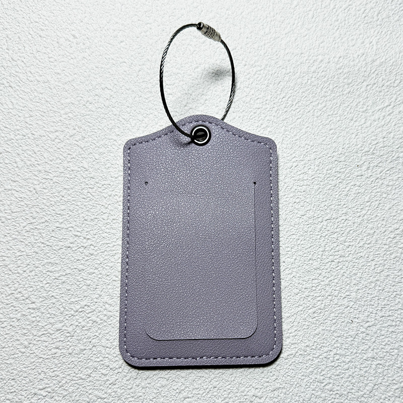 Hot Selling in Stock Multi-Color Airplane Boarding Pass Creative Suitcase Tag Checked Boarding Leather Pu Luggage Tag