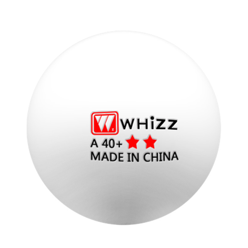 Weiqiang National Standard Two-Star Training Samsung Table Tennis Abs New Material 40+ Seamless Yellow and White Table Tennis Wholesale Dropshipping
