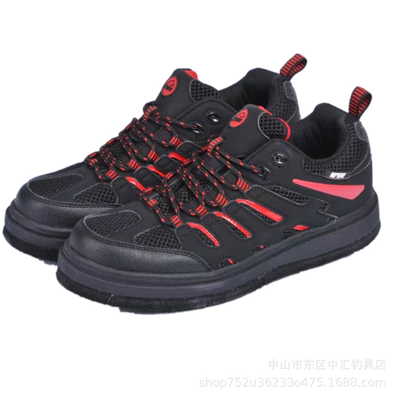 Keith Rocky Fishing Shoes Short Tube Reef Shoes Breathable Felt Bottom Nail Shoes Lightweight Anti-Slip Shoes Sea Fishing Shoes Stream Tracing Training Shoes