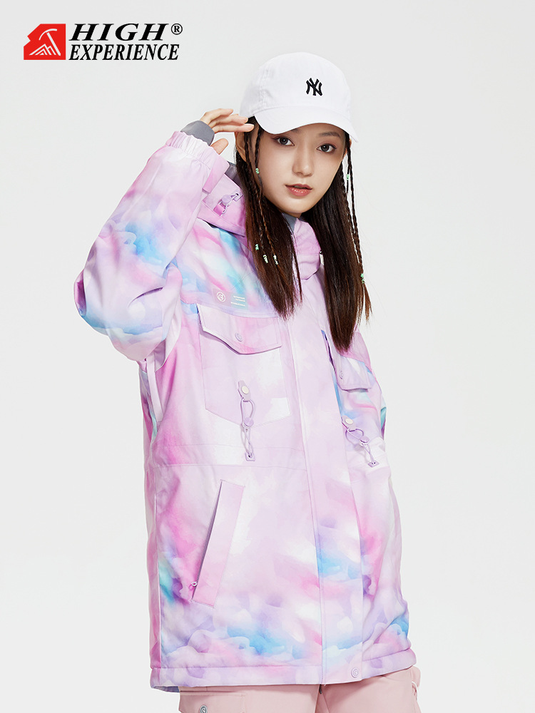 Supreme Ski Clothing for Women, Waterproof and Warm Snowboard Equipment, Professional Double-Board Ski Jacket, Snow Pants