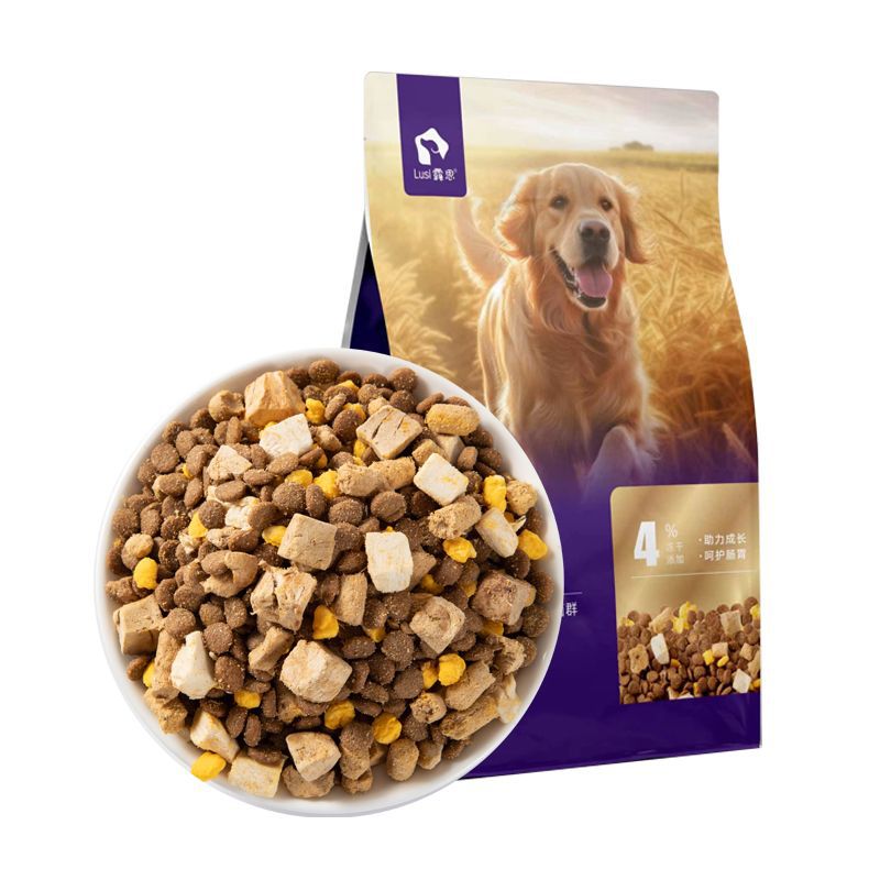 Dog food 40kg general-purpose puppy adult dog large dog golden retriever Labrador animal husbandry freeze-dried large package 5kg