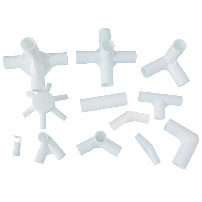 Plastic Joint Connector Tent Accessories Stereo Right Angle Elbow Studio Takeout Box Bracket 2, 3, 4 and 5 Pass