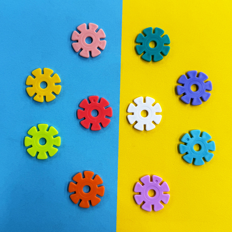 Snowflake Film Diameter 3.3cm Large Thickened Educational Insert Assembled Early Education First Grade Math Textbook Synchronization