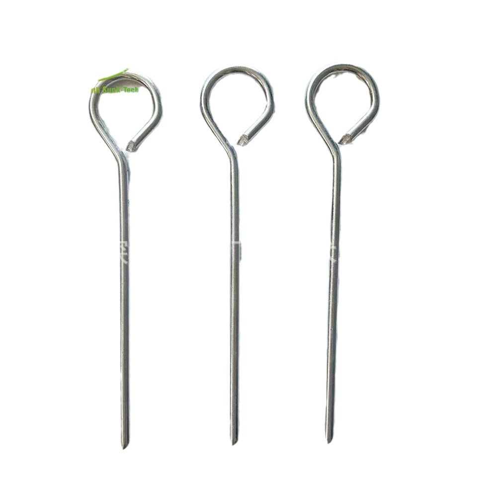 Galvanized Iron 9-Character Nails, Tent Ground Nails, Canopy Accessories, High-Strength Fixed Nails, Factory Direct Sales, Cross-Border Special Supply