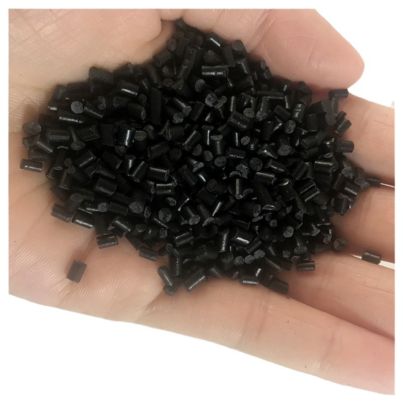 Black high impact ABS return material particles high gloss toughness non-pitting electric device injection molding high impact recycled material