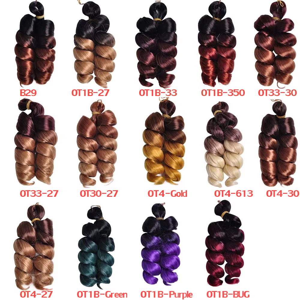 Cross-Border Double Small Curly Crochet Hair Chemical Fiber French Spiral Curl Loose Curl Crochet Hair Wig