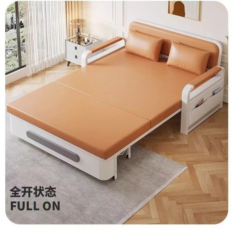 Foldable Dual-Purpose Sofa Bed for Balconies, Multifunctional Bed for Small Apartments, Trendy Double Retractable Bed, Tatami
