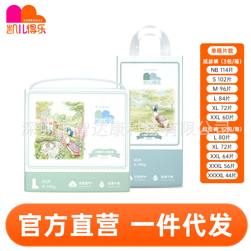 Подгузники Keerdelabi Rabbit, NB-4XL (коробка)