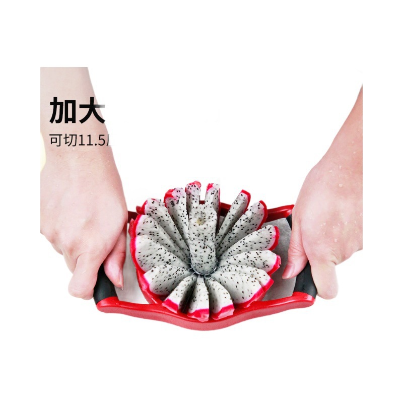 Creative Fruit Cutting Apple Fruit Slicer Household Pear Cutting Knife Fruit Divider Tool Eight Immortals Red