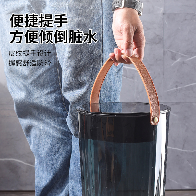 New Tea Bucket Small Tea Bucket Kung Fu Tea Set Accessories Tea Dregs Bucket Drainage Bucket Large Waste Water Bucket
