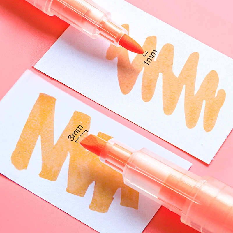 Highlighter marking pen students use notes color highlight pen candy rough drawing notes key pen endorsement artifact