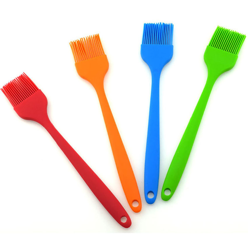 Silicone All-in-One Oil Brush 21cm All-in-One Small Silicone Brush Barbecue Brush Silicone DIY Baking Tools