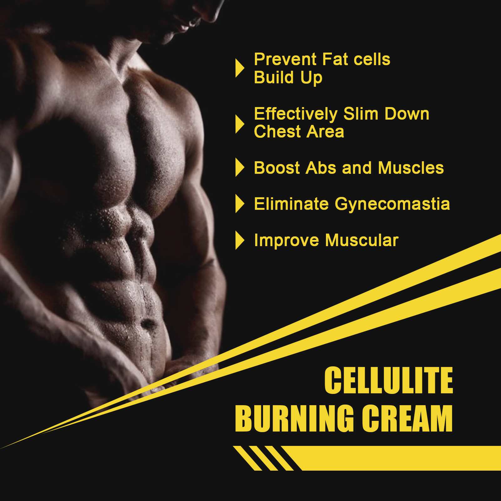 Ouhoe Muscle Strengthening Abdominal Muscle Cream Strengthens and Tightens Muscles, Abdominal Muscles, Vest Line Exercise, Oil Outlet, Sweating and Fever