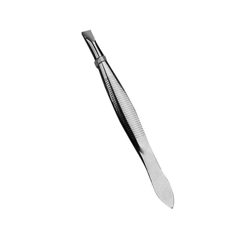 Stainless steel eyebrow clip hair removal tweezers beauty tool clip multifunctional eyelash curler beauty makeup eyebrow trimming clip