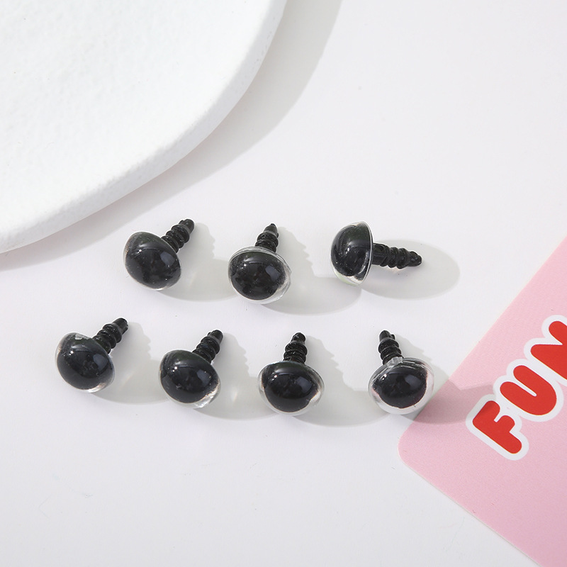 Cross Border Plush Toy Eyes TY Plastic Glitter Eyes Plastic Crystal Color Toy Shark Eyes Accessories