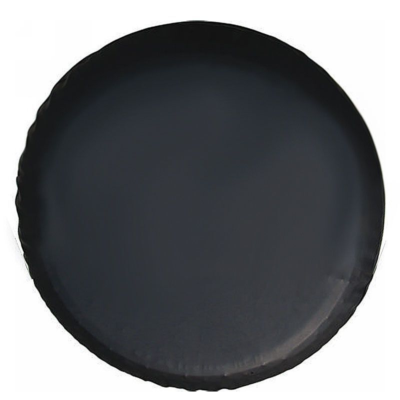 Factory Car Spare Tire Cover Pvc Leather Suv Truck Off-Road Vehicle Rv External Tire Cover Pure Black Wheel Cover