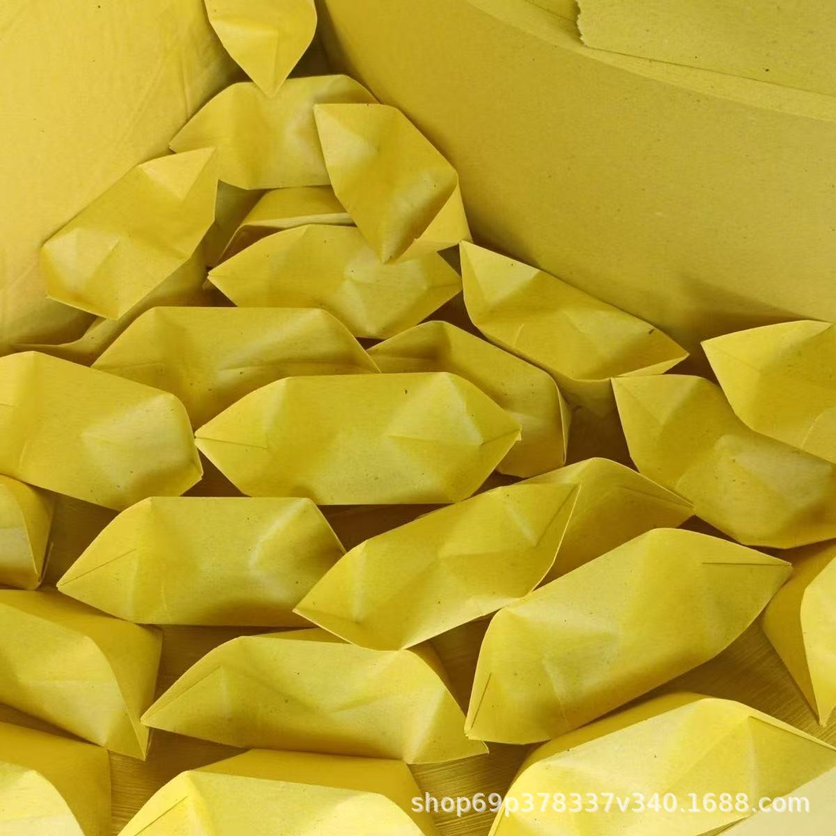Желтые бумажные слитки, однотонные, без пленки, без запаха, многоразмерные, прямая продажа от производителя, полуфабрикаты с пакетами