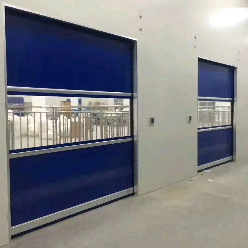Pvc Quick Rolling Shutter Door Dust-Free Workshop Underground Garage Wind-Resistant Rolling Shutter Door Thermal Insulation Dust-Proof Quick Door