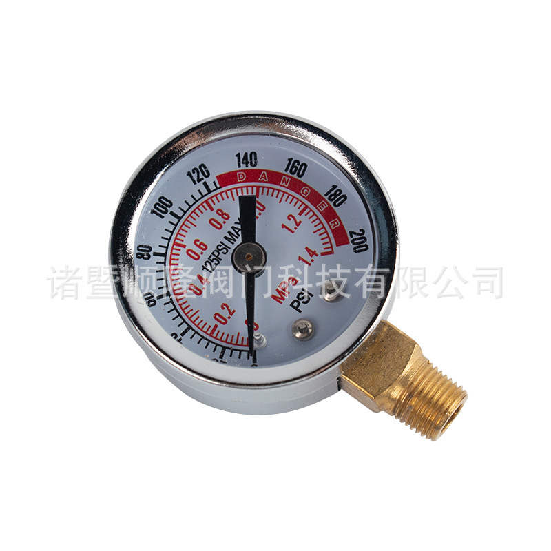 Factory direct supply Y40 instrument pressure gauge model air pump oil-water separator pressure gauge vacuum gauge wholesale