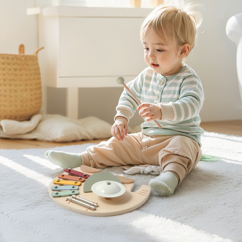 Amazon's Popular Orff Children's Fun Musical Instrument Elephant Piano Knocking Children's Hands-On Educational Toy Five-Tone Knocking Piano