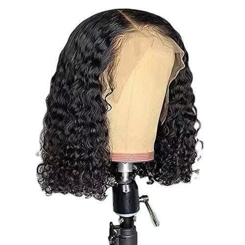 2025 Amazon New Product Wig African Ladies High Temperature Silk Small Curls Hot Selling Black Curly Hair Headgear Wigs Factory
