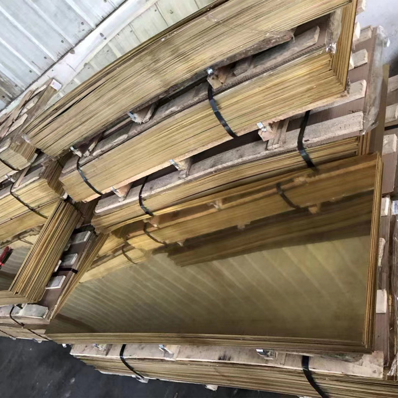 Red Copper Plate Pure Copper Plate Red Copper Sheet Electrolytic Oxygen-Free Mirror Surface Yellow Processing High Strength H62