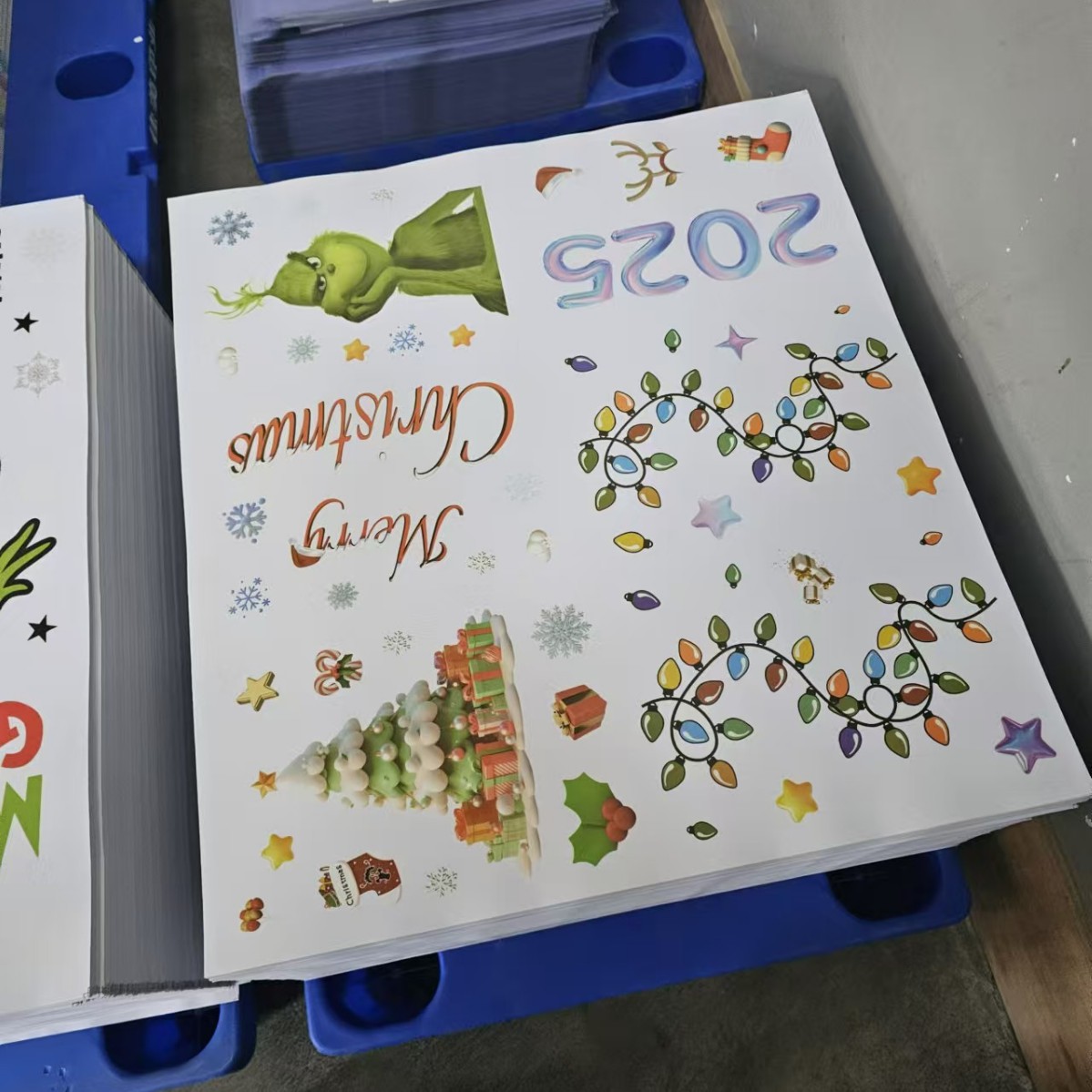 2026 Static Cling Window Stickers Creative Advertising Logo Paper-Cut Fu Character Stickers Spring Festival Promotional Printing Zodiac Door Stickers