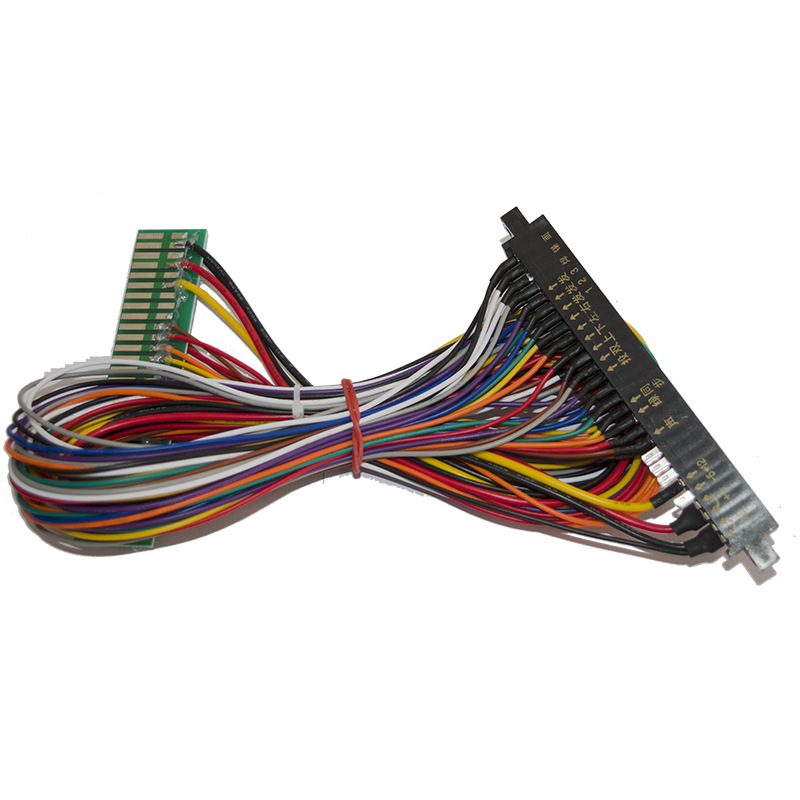 Game Console Cable 28P Soldered Gold Finger Jamma Extension Cable Arcade Fighting Machine Cable Extension Cable 60cm