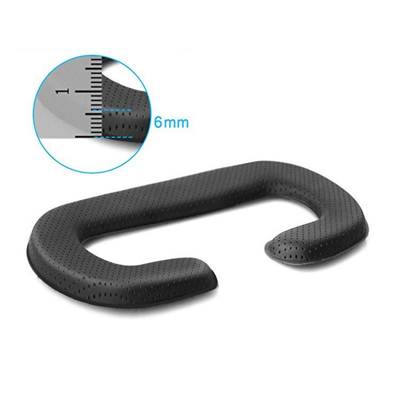 VR Special Breathable Sponge Pad Eye Mask Non-One-time Eye Mask Accessories PU Leather Eye Mask 3D Black Eye Mask Cover