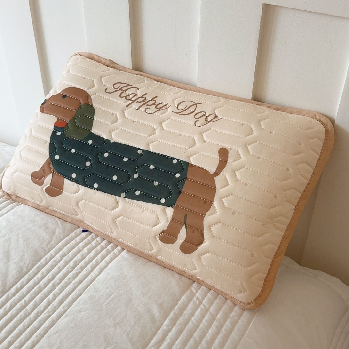 Children's Cartoon Cool Ice Silk Latex Pillowcase Cooling Mat Toddler Baby Bed Sheetss Game Blanket Latex Mat Set