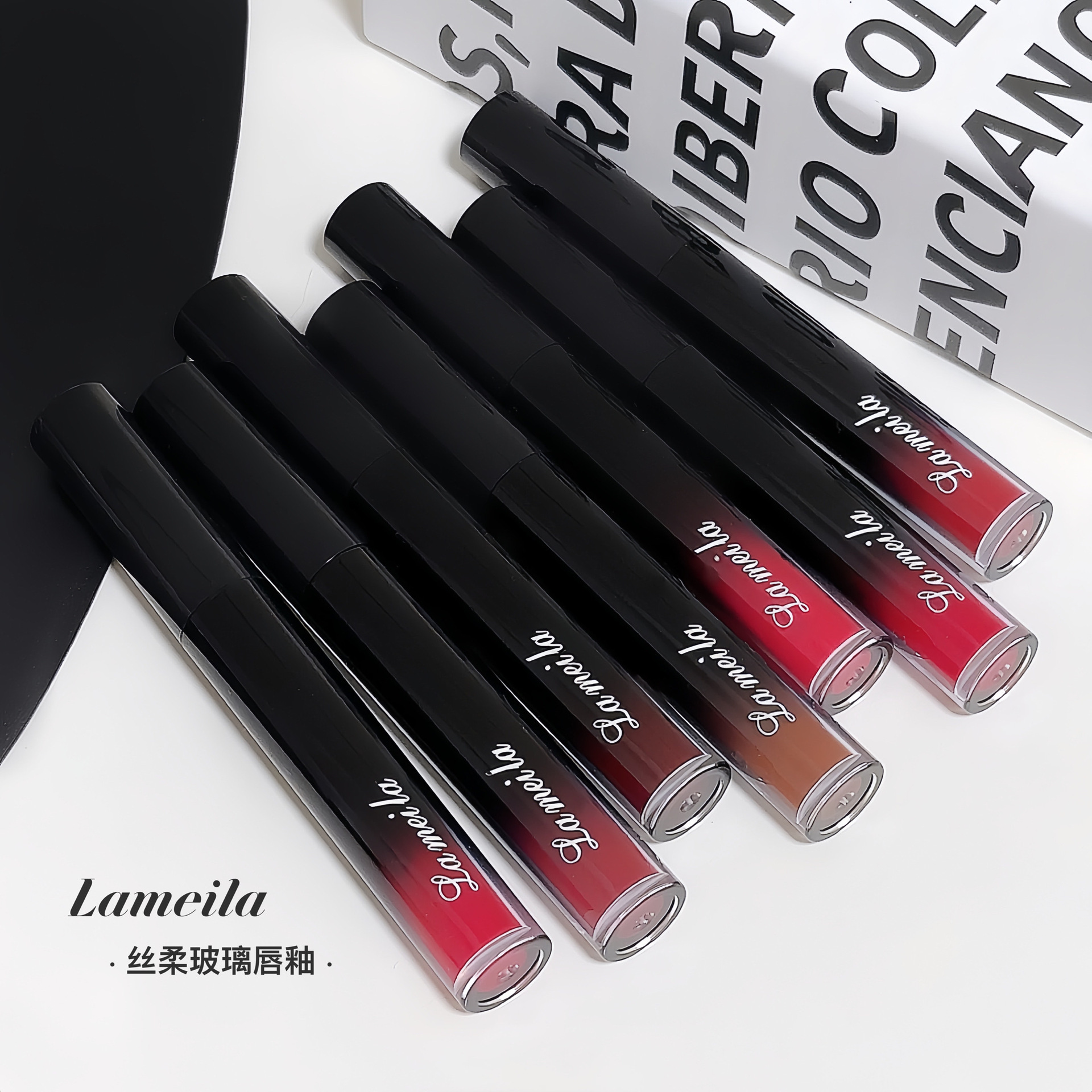 [Экспорт/Кросс-бодер Lameila только] глазурь для губ, увлажняющий блеск, окрашенная жидкость для губ для студенток