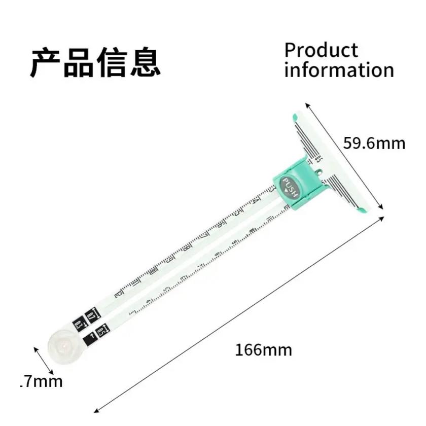 New Five-in-one Sewing Ruler Multifunctional Sewing Fix Measuring Ruler Marking Ruler Tailor Ruler Patchwork Ruler Drawing Ruler