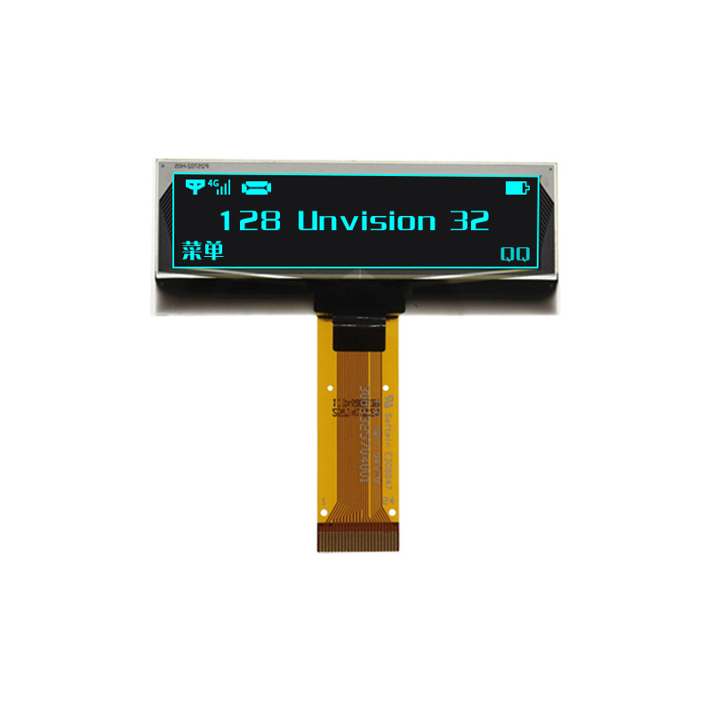 2.23-inch oled screen narrow edge SSD1305 drive welding 12832 industrial screen monochrome horizontal screen display