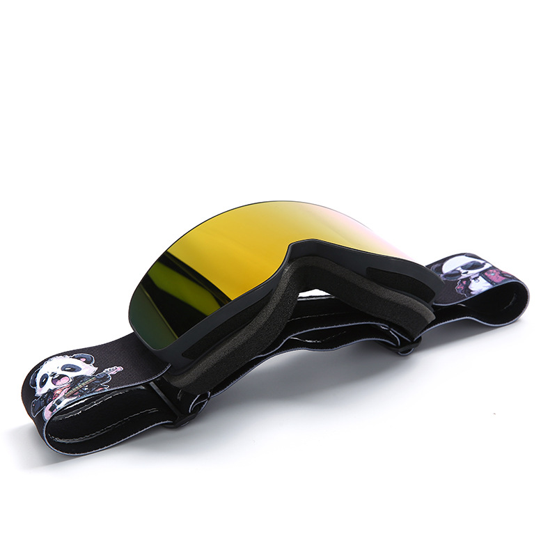 Comprehensive True Film Ski Glasses Revo Double-Layer Anti-Fog Goggles Snow Goggles Can Be Clipped Myopia/Hx35 Kidsren