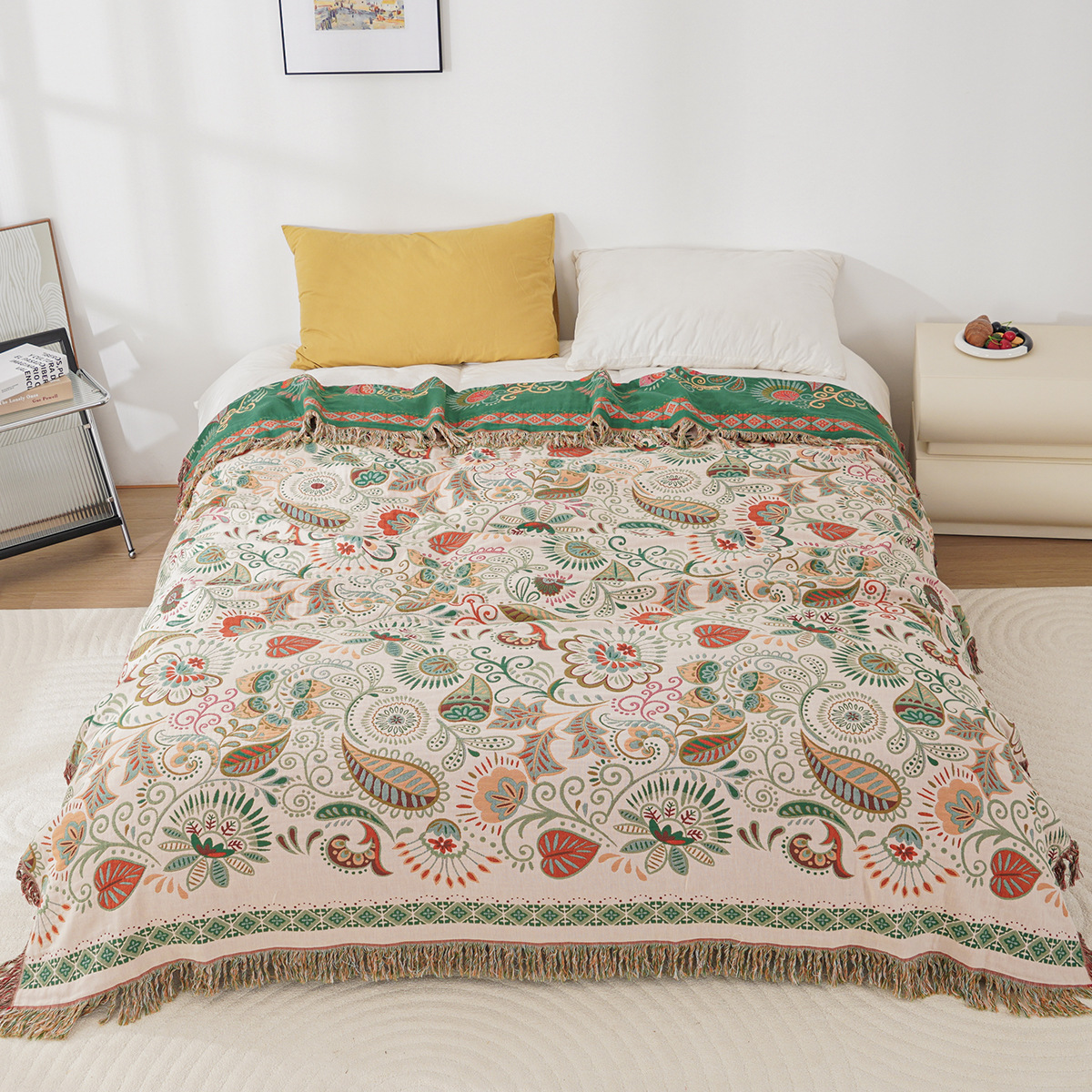 New High-end Thickened Cotton Gauze Towel Blanket Nap Single Double Bed Cover Multifunctional Gauze Blanket