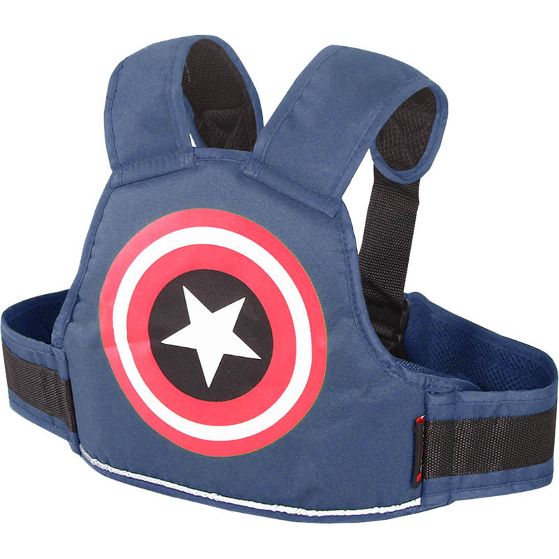 Electric Vehicle Child Safety Belt Cartoon Motorcycle Riding Child Anti-Fall Strap Protection Strap Factory Direct Sale