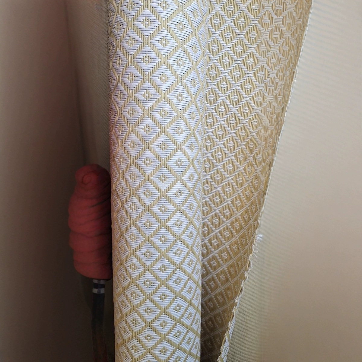 Новая геометрическая алмазная клетка, золотой жаккард, ткани для чемоданов, обуви и одежды, осенне-зимние модные ткани для костюмов