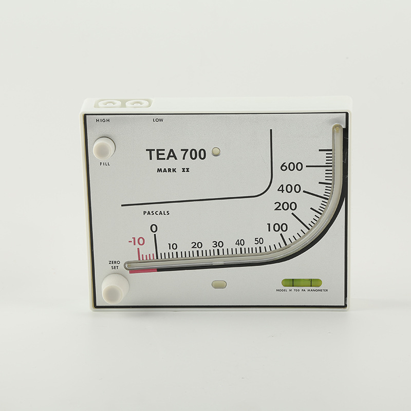Kede Instruments Red Oil Differential Pressure Gauge Tea700 Red Oil Square Differential Pressure Gauge