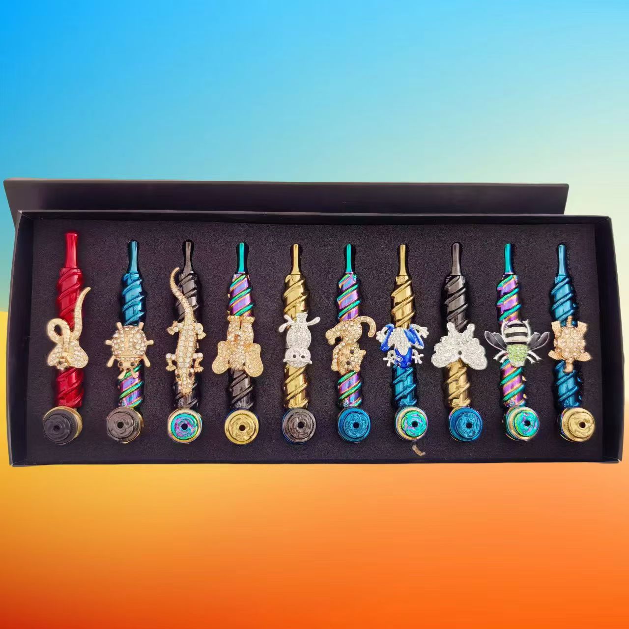 Factory Direct Sales Zinc Alloy Metal Animal Diamond Decoration to Show Off the Stylish Creative Products