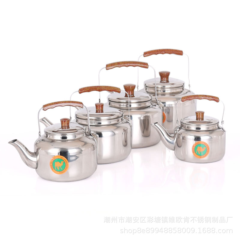 201 stainless steel household Lily kettle old-fashioned kettle gas-electric dual-use induction cooker Tea Kettle restaurant kettle