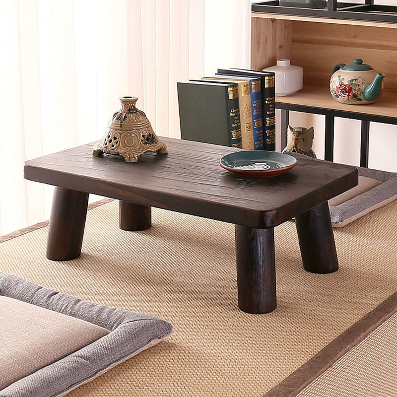 Solid Wood Small Table for Bedroom, Floor-To-Ceiling Bay Window, Small Low Table, Desk, Balcony Table, Small Coffee Table, Kang Table, Side Table, Study Table