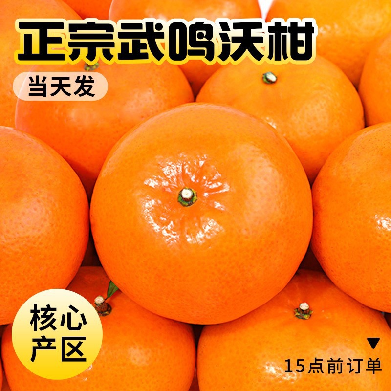 Свежая сезонная целая коробка мандаринов Вумина из Гуанси, свежесобранные, с сахарным соком, мандарины, апельсины