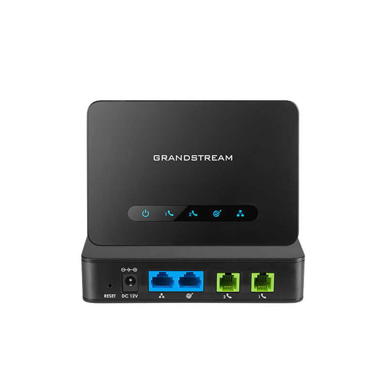 Powerful dual-port gateway Grandstream power flow network/HT812/telephone adapter NAT router