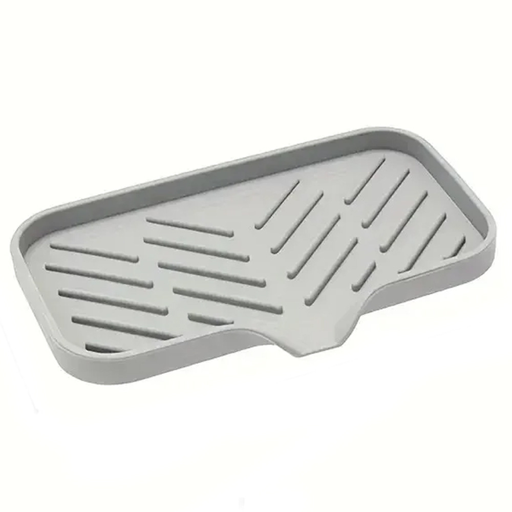 Cross-border Explosive Draining Mat Faucet Splash-proof Silicone Mat Sink Water-collecting Mat Household Non-slip Countertop Mat