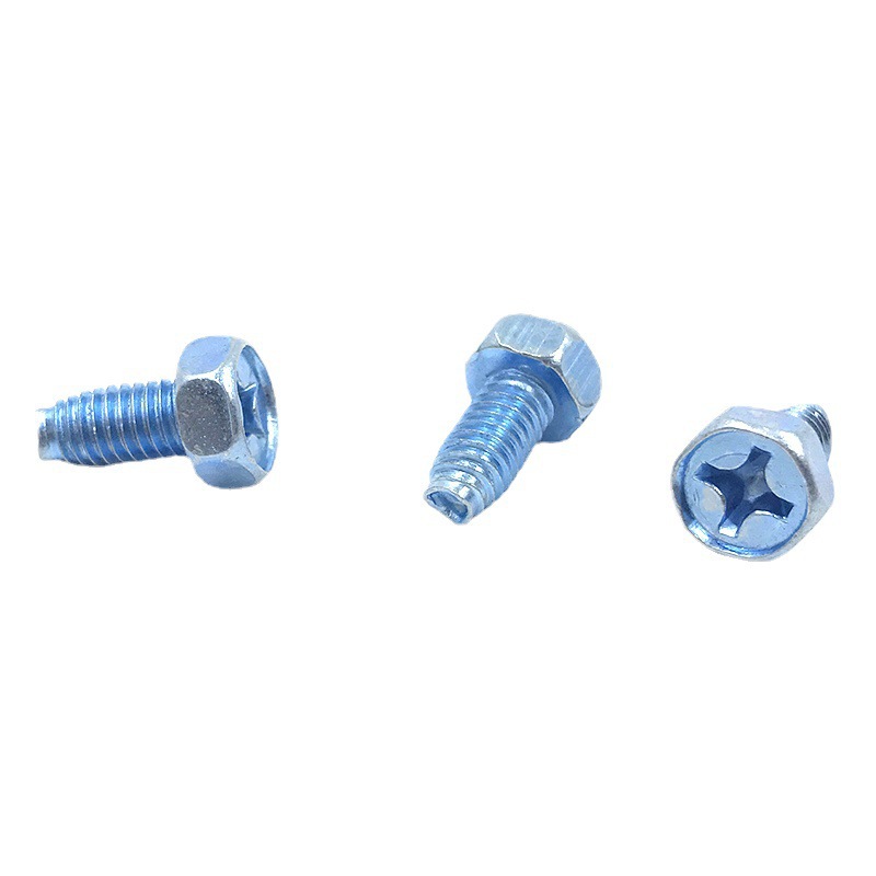 Gb/T6563 External Hexagonal Triangular Tooth Screw Cross Self-Tapping Locking Screw Cabinet Self-Locking Screw M5M6M8